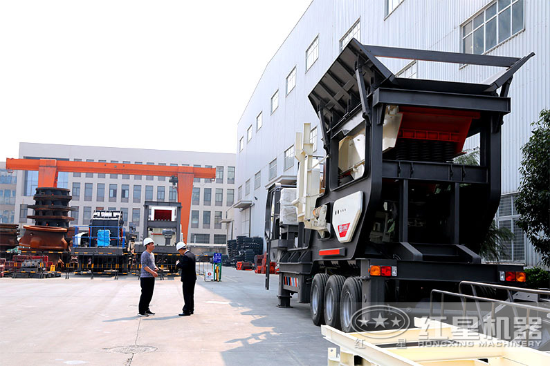 客戶(hù)來(lái)廠(chǎng)參觀打石沙機(jī)